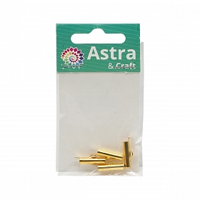 4AR2034 Концевик для бисерного полотна, 16 мм, 4 шт/упак, Astra&Craft