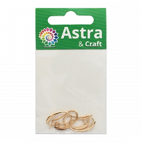 4AR264 Основа для серег-крючок с петлей, 4шт/упак, Astra&Craft
