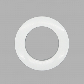 Люверс шторный круглый d-35мм с многоур. замком пластик, 16 белый глянец