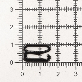 ГВ1009 Крючок 12 мм металл/эмаль, 20 шт/упак, черный
