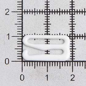 ГВ1009 Крючок 15 мм металл/эмаль, 20 шт/упак, белый