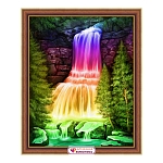 АЖ-1769 Алмазная мозаика 'Радужный водопад' 40*50см