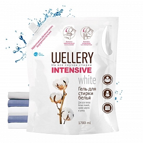 Средство для стирки жидкое концентрированное 'Wellery Intensive white' 1,7л
