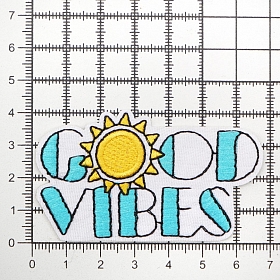 Термоаппликация 'Good Vibes', 4*6,8см, Hobby&Pro