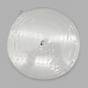 8125-MSD Тесьма шторная 1/2,5 'Вафельная складка' (2 ряда петель, 4 шнура) 82мм*100м, прозрачный
