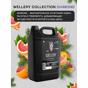 Кондиционер для белья парфюмированный WELLERY Collection Diamond 5,0л
