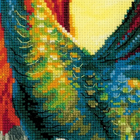 РТ-0057 Частичная вышивка Риолис 'Лесной дракон' 21*30см