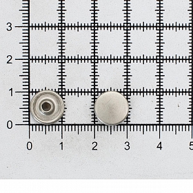 1362 Часть кнопки 306 (O-образная) 13мм (D) металл, никель BIG