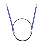 47100 Спицы круговые Zing 4,5мм/60см, алюминий, иолит (фиолетовый), KnitPro
