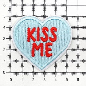 Термоаппликация 'Kiss Me', 5,3*5см, Hobby&Pro