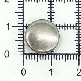 1351 Кнопка 5/12,5 (S-образная) 12,5мм (A) металл, темное серебро BIG