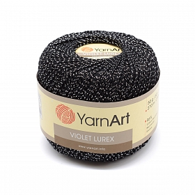 Пряжа YarnArt 'Violet Lurex' 50гр 282м (96% мерсеризованный хлопок, 4% металлик)