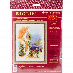 1689 Набор для вышивания Риолис 'Прованская улочка' 18*24 см