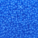 (32010) Бисер полупрозрачный голубой 10/0, круг.отв., 50г, Preciosa