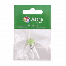 66871-6 Подвеска звезда, зеленая Astra&Craft