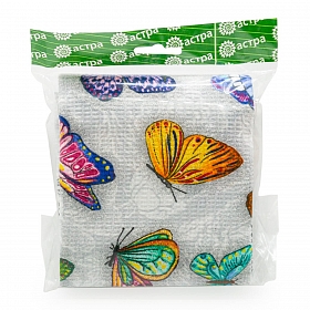 Полотно вафельное набивное арт 60 рис 5634 вид 1 'Бабочки', 50*100см, Astra&Craft