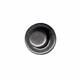 52002/17 Часть кнопки клямерной 17мм (C) цв.металл, темное серебро BIG