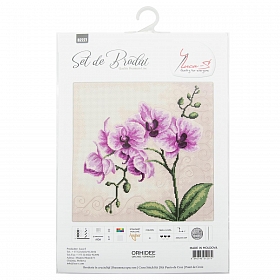 B2227 Набор для вышивания 'Орхидеи' 23*22,5см, Luca-S