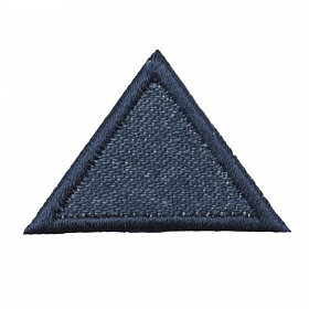 925282 Аппликация Треугольник, темно-синяя джинса Prym