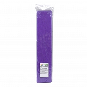 Бумага креповая 50*200 см, 35 гр/м2, 2 шт, цв. 80-25 темно-фиолетовый, Astra&Craft