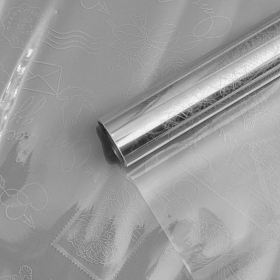 Пленка 'Марки' светлое серебро, 70см*9,14м +/- 5%