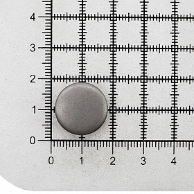 5661 Кнопка 5/17 (S-образная) 17мм (A) цв.металл, серебро BIG