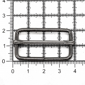 Рамка-регулятор 30мм (35,6*21,6мм, d-2,8мм) металл, черный никель