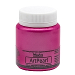 Краска акриловая ArtPearl, розовый, 80мл Wizzart
