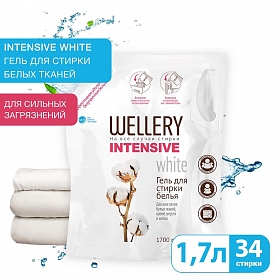 Средство для стирки жидкое концентрированное 'Wellery Intensive white' 1,7л