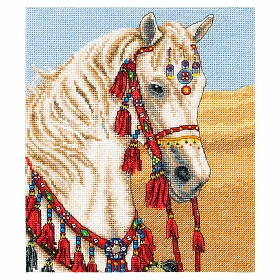 PCE764 Набор для вышивания Anchor 'Арабская лошадь' 19,5х16,5 см