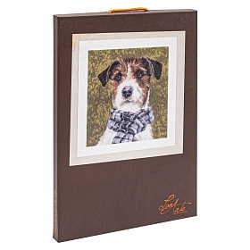 PN-0167505 Набор для вышивания Lanarte 'Собака с шарфом' 28*29 см