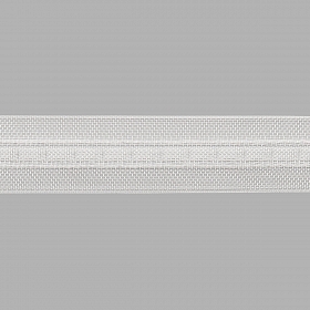 C13M Тесьма шторная (1 ряд петель) 22мм*100м, прозрачный ТУ