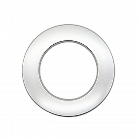 Люверс шторный круглый d-35мм с многоур. замком пластик, 39 матовое светлое серебро
