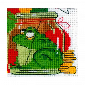 1709 Набор для вышивания Риолис 'Какой хомяк без жабы' 15*18 см