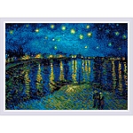 AM0044 Набор алмазной мозаики Риолис 'Звездная ночь над Роной' по мотивам картины В.Ван Гога 27*38 см