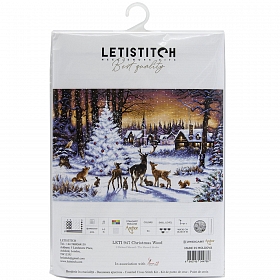 Leti947 Набор для вышивания LetiStitch 'Рождественский лес' 46*30см