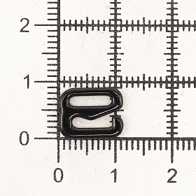 ГВ1009 Крючок 8 мм металл/эмаль, 20 шт/упак, черный