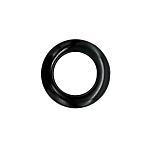 Люверс шторный круглый d-35мм К1 с классич. замком пластик, 09 черный, Belladonna