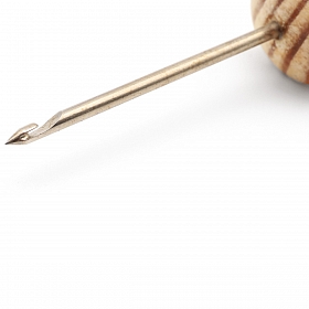 Шило сапожное 2 с крючком, деревянной ручкой 2мм АРТ