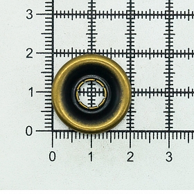 51830/21 Часть кнопки клямерной 21мм (B) цв.металл, латунь BIG