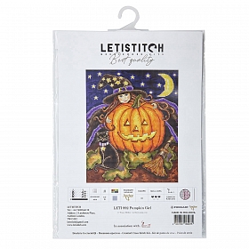 Leti992 Набор для вышивания LetiStitch 'Pumpkin Girl' 23 x 19см
