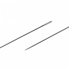ИЗ-200120 Иглы швейные ручные вышивальные никелированные №1 (0,4*32 мм), упак/100упак