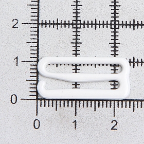ГВ1009 Крючок 20 мм металл/эмаль, 20 шт/упак, белый