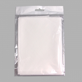 Флизелин водорастворимый неклеевой для стабилизации вышивки 60гр/м2, 50*50 см, белый