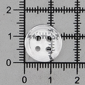 КЛ14-4 Пуговица для спецодежды 22L (14мм) 4 прокола, ПС, прозрачный