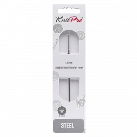 30764 Крючок для вязания Steel 1,25мм, сталь, серебро, KnitPro