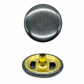 5663 Кнопка 5/17 (S-образная) 17мм (A) цв.металл, черный никель BIG