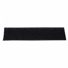 Лента-липучка самоклеящаяся длина 1 метр, ширина 25 мм, цвет черный