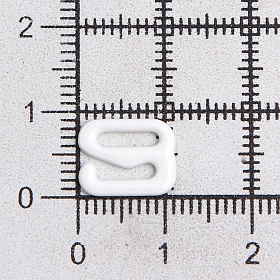 ГВ1009 Крючок 8 мм металл/эмаль, 20 шт/упак, белый