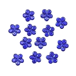 3823 Кабошон декор подарков 'Цветы', 14мм, 15шт/упак, королевский синий, Dress it up